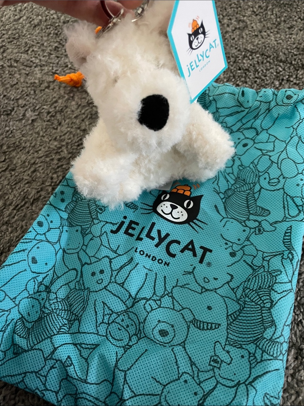 Jellycat Munro Scottie Dog Bag Charm